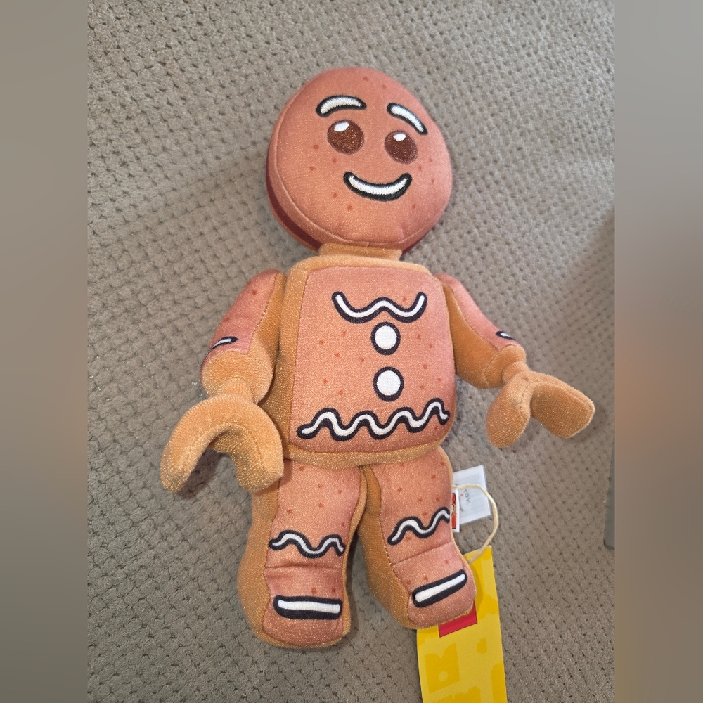 New Gingerbread Lego 9" Plush Collection 2025 172560LL Christmas 2025 Soft Toy - Picture 4 of 16